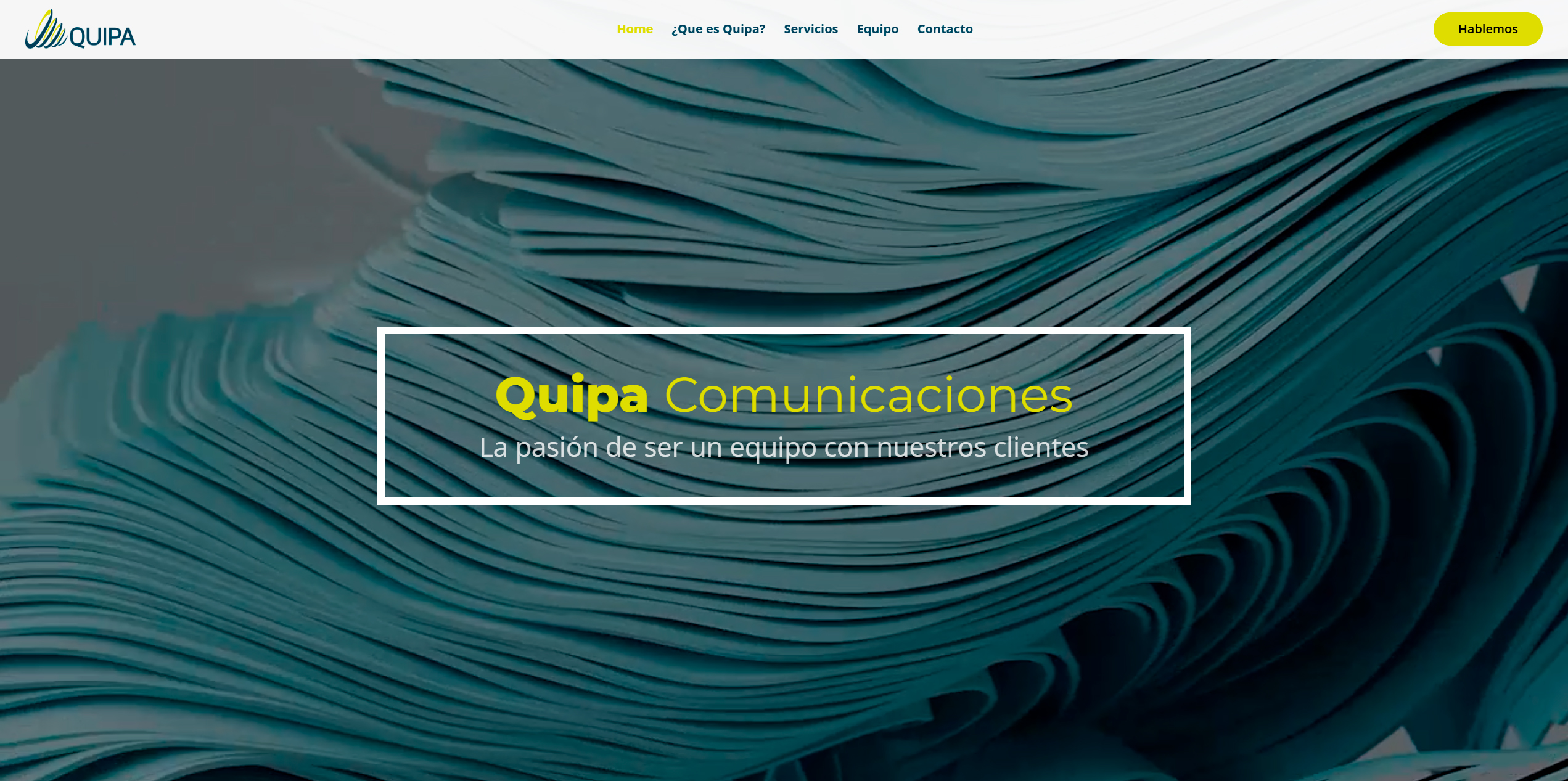 Web agencia QUIPA